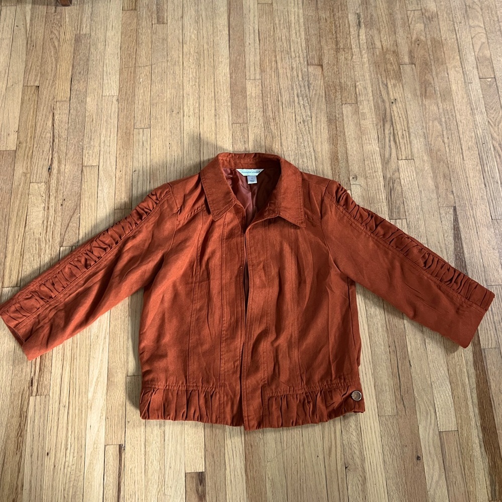 Brown suede jacket!